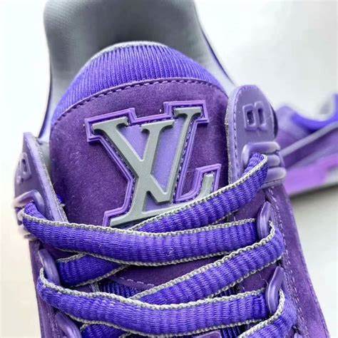 lv purple shoes